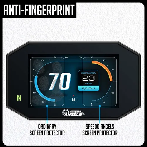 Vista 7 de Speedo Angels Protector de pantalla de tablero compatible con BOOM! Box 6.5GT GPS (2014+), antirreflejo, acabado mate antiarañazos, fácil