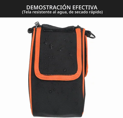 Vista 6 de Para Zebra QLN220 & ZQ610 Estuche de transporte portátil para impresora térmica con correa para el hombro Naranja