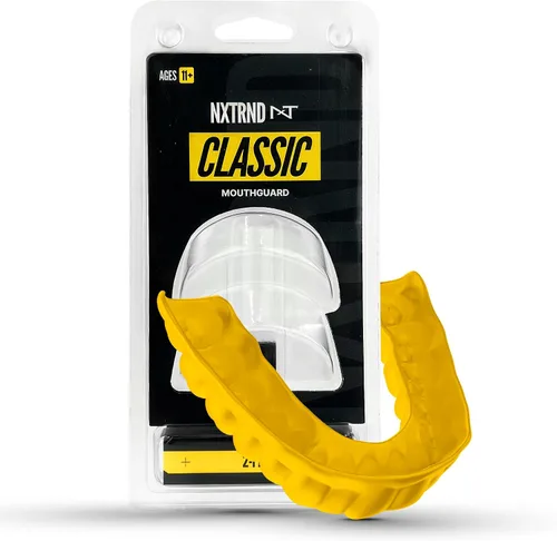 Vista 14 de Paquete de 2 protectores bucales clásicos Nxtrnd, boquilla deportiva de ajuste personalizado para fútbol americano, boxeo, MMA, baloncesto, hockey