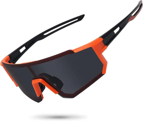 Vista 42 de STORYCOAST Lentes de sol deportivos polarizados para hombres y mujeres, para conducir, pesca, ciclismo, bicicleta de montaña, protección UV400