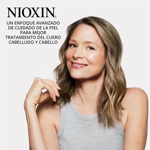 Vista 8 de Nioxin Kit de 4 sistemas de engrosamiento del cuero cabelludo + cabello Para cabello teñido, seco y dañado con adelgazamiento progresado