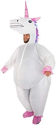 Vista 4 de Bodysocks Disfraz de unicornio inflable para adulto