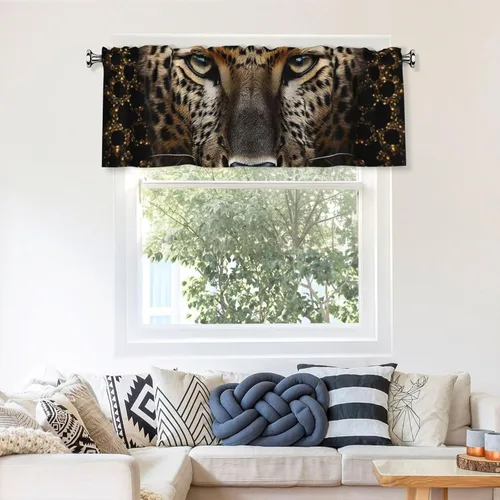 Vista 10 de Valances for Windows Kitchen Valance Curtains 54 x 18 Inch Flowers and Rooster Curtain Valance Rod Pocket Window Valances Blocking Light Short
