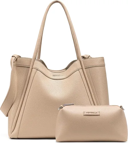 Vista 28 de NEWBELLA Kelly Bolsa Tote de Cuero Vegano para Mujeres - Elegante Bolsa Versátil de Transporte con Asa Superior, Bolso de Hombro Hobo con Monedero