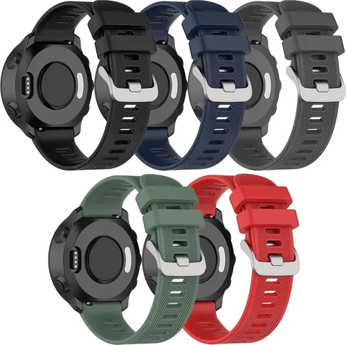 Vista 9 de Correa para Garmin Forerunner 55, banda de liberación rápida de repuesto para Garmin Forerunner 158 (sin rastreador, bandas de repuesto solamente)