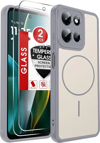 Vista 61 de LeYi Funda para teléfono Samsung-S23: protector de pantalla e imán MagSafe Púrpura
