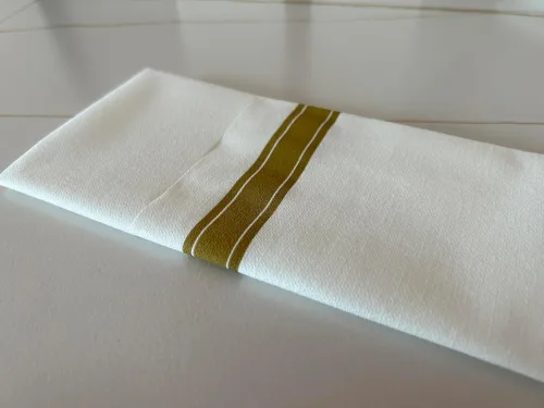 Vista 7 de JEBBLAS Paquete de 50 servilletas desechables con tacto de lino, bolsillo integrado para cubiertos, servilletas decorativas de boda, servilletas