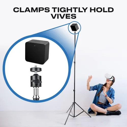 Vista 7 de Skywin VR Tripod Stand Compatible with SteamVR Base Station 20 - Sensor Stand and Base Station for Sensors and Oculus Rift Constellation 2-Pack