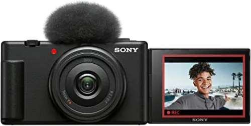 Vista 9 de Sony ZV-1F Cámara de Vlog para Creadores de Contenido y Vloggers Negro