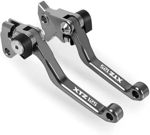 Vista 10 de DOUKI Para Yamaha XTZ125 2003-2016 2015 2014 Motocross Dirt Bike CNC Palancas de embrague de freno de aluminio Palanca plegable Palanca de palanca