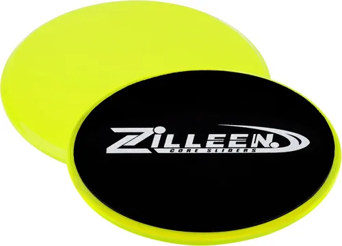 Vista 8 de Zilleen Deslizadores de Ejercicio para Entrenamiento Discos de Fitness para Pilates para Mujeres y Hombres, Paquete de 2