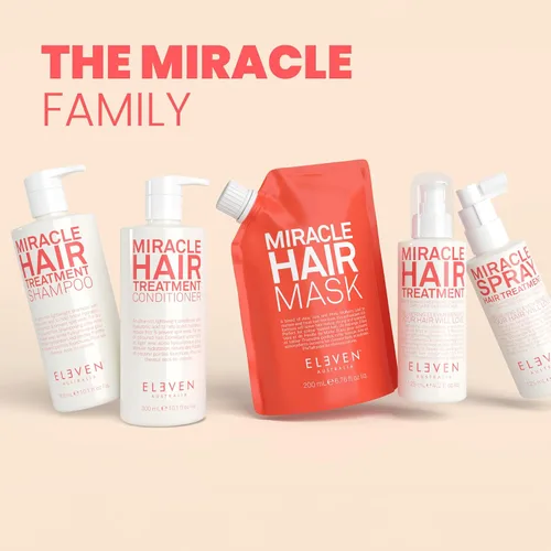 Vista 7 de ELEVEN AUSTRALIA Miracle Hair Mask for Dry Damaged Hair - Tratamiento acondicionador profundo para hombres y mujeres, restaura la humedad y ayuda a