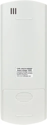 Vista 4 de RG57A16/BGEF Nuevo control remoto de repuesto para aire acondicionado Midea AC RG57A2/BGEF