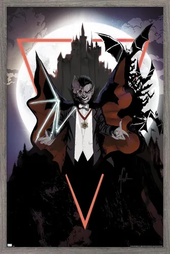 Vista 8 de Trends International Drácula - Póster de pared con ilustración, 22.375 x 34 pulgadas, versión premium sin marco