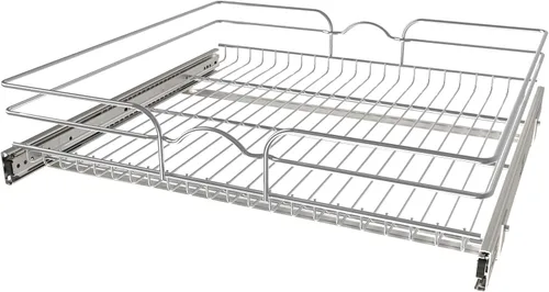 Vista 13 de Rev-A-Shelf Estante extraíble de armario de cocina y organizador de cajones, cesta deslizable de almacenamiento de despensa en múltiples tamaños, 21
