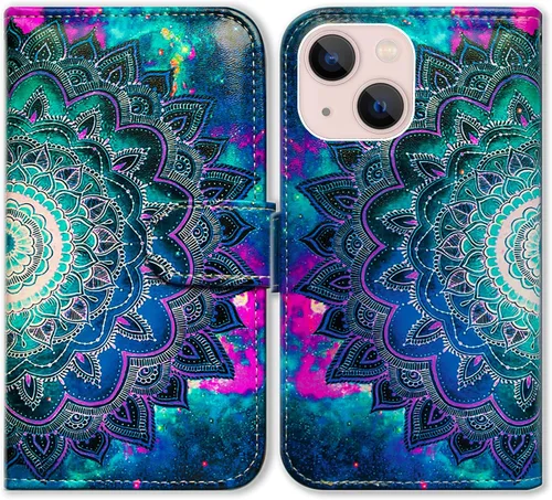 Vista 11 de Bcov Funda para iPhone 14 Plus, diseño de pájaro negro y verde con tapa para teléfono, con ranura para tarjetas, soporte para iPhone 14 Plus