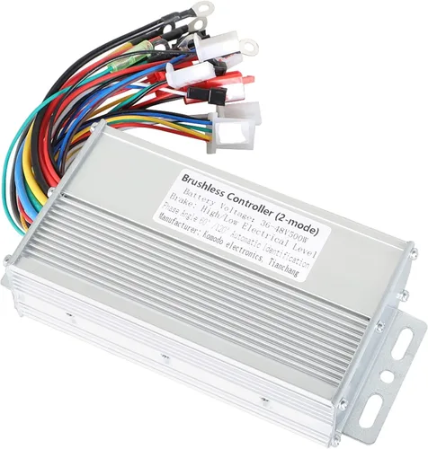 Vista 8 de Silscvtt Controlador de onda cuadrada de velocidad de motor sin escobillas 24-36V 500W Scooter Controlador DC Reemplazo para E-Bike Scooter Motor