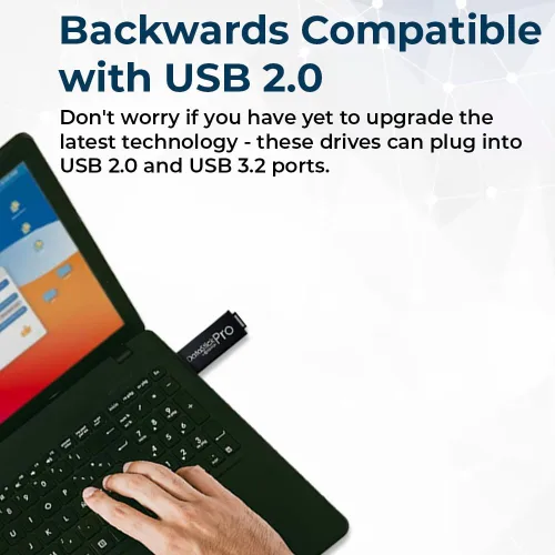 Vista 6 de Centon Electronics DataStick Pro - Unidad flash USB 3.2 Gen1, 128 GB, 5 unidades flash USB, paquete de 5 unidades, color negro