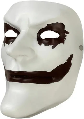 Vista 4 de Charmgle Máscaras de terror para Halloween, disfraz de cosplay de resina, accesorios para fiesta de máscaras