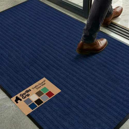 Vista 82 de GORILLA GRIP Traffic Guard - Tapete resistente para interiores y exteriores Negro