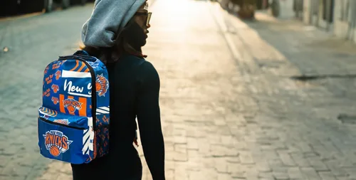 Vista 8 de Pro Specialties Group New York Knicks B2Sl Mochila TM1883 para adulto