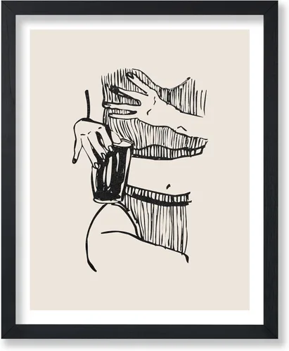 Vista 167 de Poster Master Faces Poster - Retro Women Print - Portrait Art - Sketch Illustration - Abstract Artwork - Woman Design - Chic Boho Design - Great