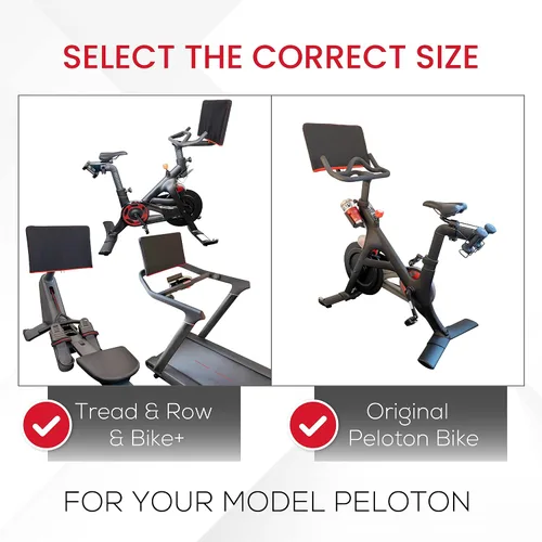 Vista 3 de Paquete de fundas para monitor – 1 funda de monitor para Peloton Bike+, Tread, Row y 1 x cubierta de monitor para bicicleta Peloton original