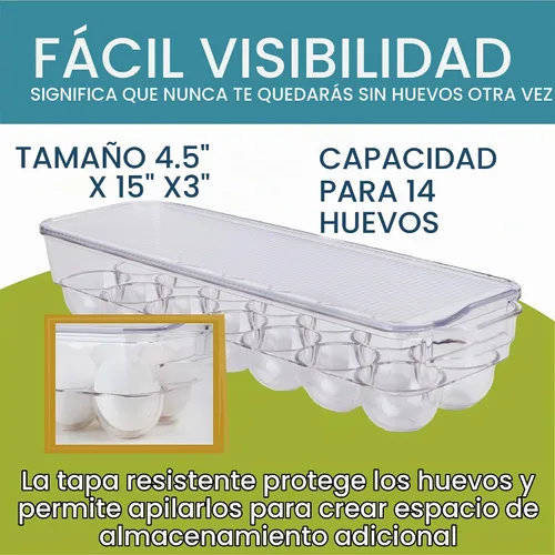 Vista 3 de Dial Industries - Soporte para almacenamiento de huevos para nevera