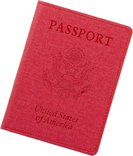 Vista 7 de Funda para pasaporte de vacunación, Azul 2PK
