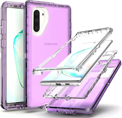 Vista 10 de YmhxcY Funda para Note 10 con película de TPU flexible autorreparable (paquete de 2) y película protectora de pantalla para lente de cámara