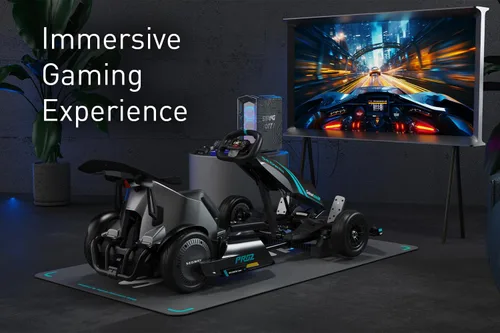 Vista 17 de Segway Ninebot Gokart Pro 2 - High-Speed Electric Go Kart for Ages 14+, Drift & Race with Speeds Up to 26.7 mph