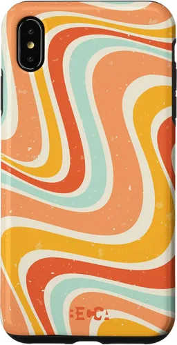 Vista 11 de Retro Groovy Liquid Swirl Hippie 70's 80's Psychedelic Phone Case para iPhone 17