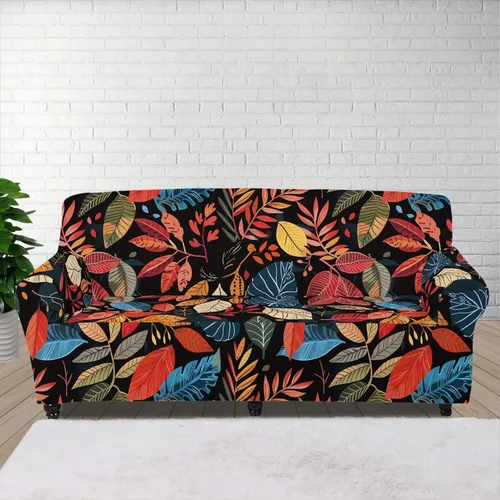 Vista 84 de ZOUTAIRONG Fundas elásticas para sofá con estampado de ramas de camuflaje 3D para sofá, funda para muebles de un solo cojín, decoración del hogar u