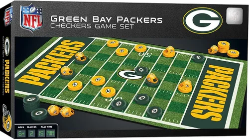 Vista 9 de MasterPieces NFL Los Angeles Rams Juego de mesa de damas, 13 x 21 pulgadas
