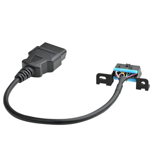 Vista 6 de iKKEGOL Conjunto de Cable Completo de 16 Pines OBD2 Macho a Hembra con Soporte de Montaje Bajo el Tablero y Conector de Extensión de Arnés