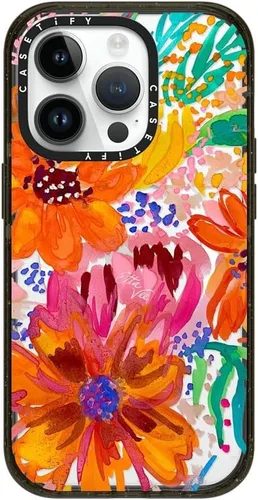 Vista 91 de CASETiFY Impact - Funda para iPhone 13 [protección contra caídas de 6.6 pies/compatible con Magsafe] Black Kingsnake, color negro transparente