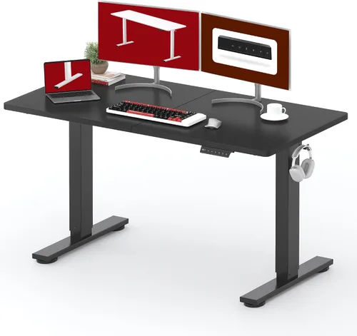 Vista 18 de SANODESK - Escritorio de pie móvil de una pieza con resorte de gas de 32 x 20 pulgadas