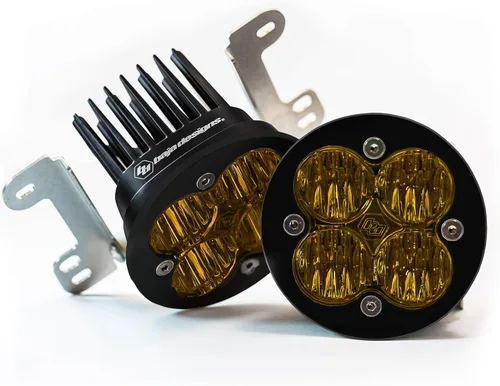 Vista 16 de Kit de luces LED de niebla de bolsillo Baja Designs Squadron-R SAE compatible con Jeep Gladiator 2020-22; Wrangler JL 2018-22 parachoques OEM