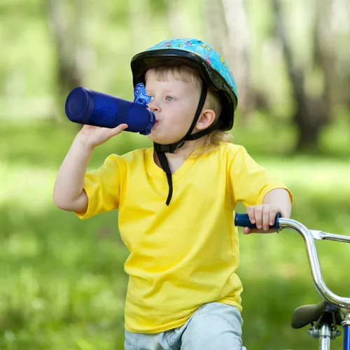 Vista 7 de Botella de agua deportiva Zorri, 400/500/700ml/1L, sin BPA, a prueba de fugas, ligera, botellas Tritan para exteriores, camping, ciclismo, fitness