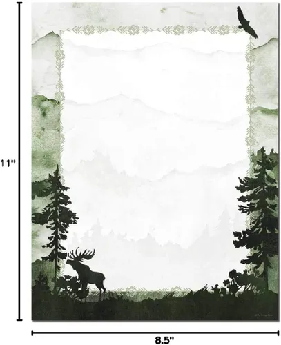Vista 8 de The Great Outdoors Papel para impresora láser y de inyección de tinta con membrete (paquete de 100)