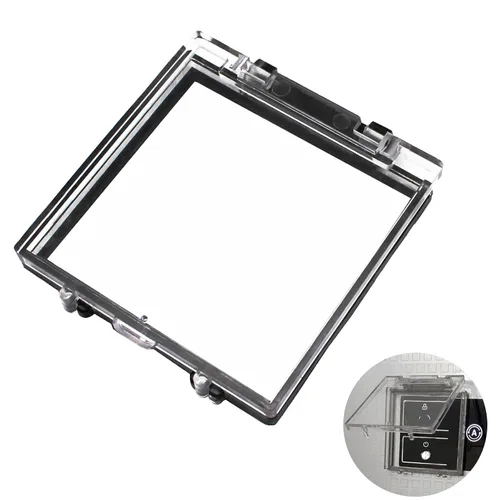 Vista 9 de Cubierta de botón de alimentación para ascensor, protector de interruptor de botón a prueba de polvo y seguridad para computadora PC, lavavajillas
