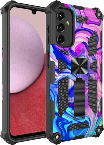 Vista 2 de Funda de Estados Unidos para Samsung Galaxy S23 Plus de 6.6 pulgadas con (2 unidades) protector de pantalla de vidrio templado