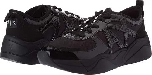 Vista 11 de AX ARMANI EXCHANGE Women's Ax Logo Streetwear Sneaker