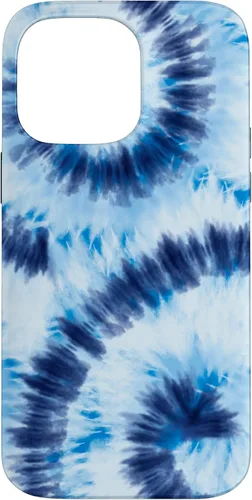 Vista 21 de Blue Tie Dye Swirl Case for iPhone 17