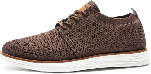 Vista 3 de Bruno Marc Zapatillas de malla para hombre Oxfords ligeras