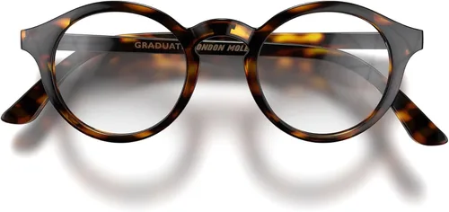 Vista 15 de LONDON MOLE® Graduate reading glasses Cool round panto shaped readers Men’s Women’s Unisex Spring hinges