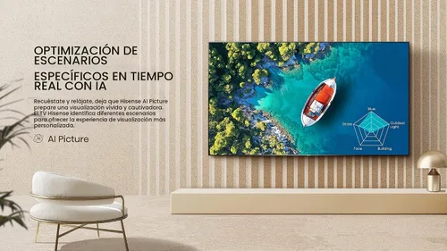 Vista 12 de Hisense ULED 4K Premium 65U6H Quantum Dot QLED Series Smart Google TV de 65 pulgadas, Dolby Vision Atmos, control remoto por voz, compatible