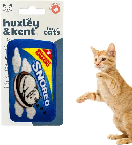 Vista 28 de Huxley & Kent Juguete de Peluche para Gatos - Juguete Interactivo de Hierba Gatera para Gatos y Gatitos - Suave con Crujido y Hierba Gatera