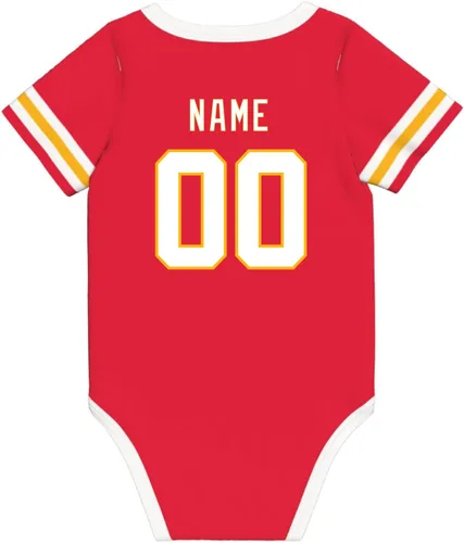Vista 3 de Ropa de bebé Algodón Personalizado Bebé Bebé Traje Personalizado Cualquier Nombre y Número Regalos