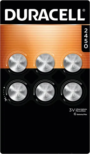 Vista 7 de Duracell Batería de litio CR2450, 1 unidad (paquete de 1), batería de moneda para llavero, control remoto del automóvil, reloj y otros dispositivos